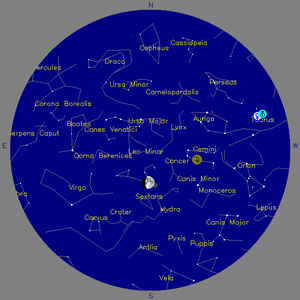 Sky Chart - click to enlarge