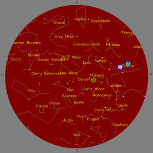 Sky Chart - click to enlarge