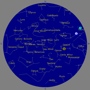 Sky Chart - click to enlarge