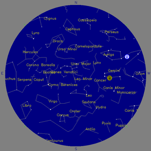 Sky Chart - click to enlarge