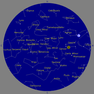 Sky Chart - click to enlarge