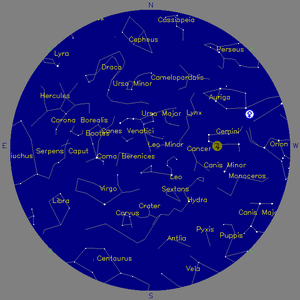 Sky Chart - click to enlarge