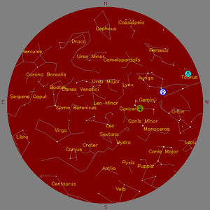 Sky Chart - click to enlarge