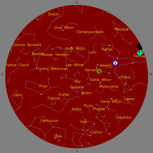 Sky Chart - click to enlarge