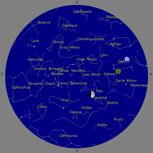 Sky Chart - click to enlarge