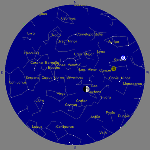 Sky Chart - click to enlarge