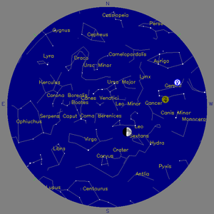 Sky Chart - click to enlarge