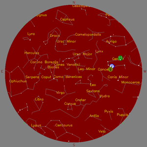 Sky Chart - click to enlarge