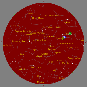 Sky Chart - click to enlarge
