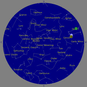 Sky Chart - click to enlarge