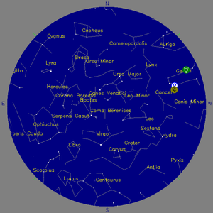 Sky Chart - click to enlarge
