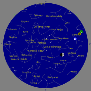 Sky Chart - click to enlarge