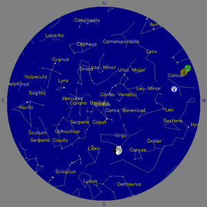 Sky Chart - click to enlarge