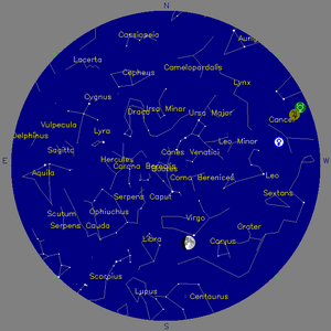 Sky Chart - click to enlarge