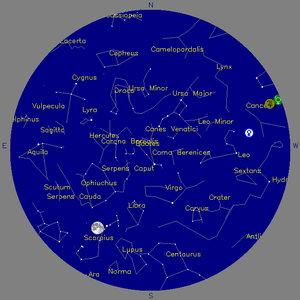 Sky Chart - click to enlarge