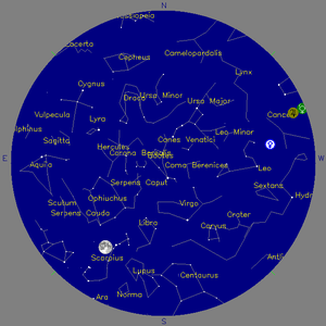 Sky Chart - click to enlarge