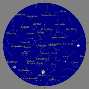 Sky Chart - click to enlarge