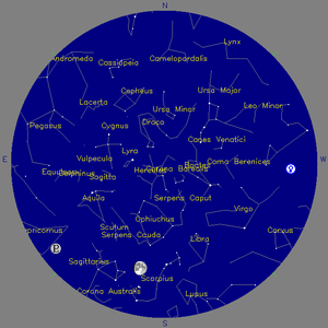 Sky Chart - click to enlarge