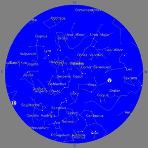 Sky Chart - click to enlarge