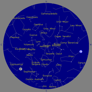 Sky Chart - click to enlarge