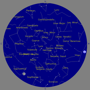 Sky Chart - click to enlarge