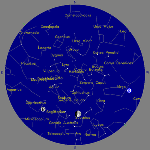 Sky Chart - click to enlarge
