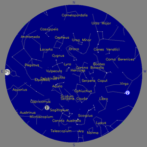 Sky Chart - click to enlarge