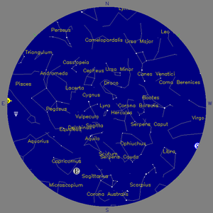 Sky Chart - click to enlarge