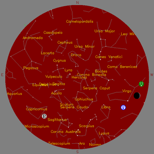 Sky Chart - click to enlarge