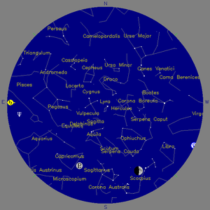 Sky Chart - click to enlarge