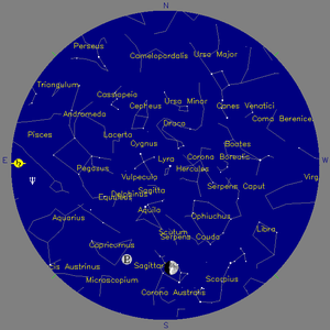 Sky Chart - click to enlarge