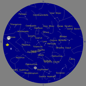 Sky Chart - click to enlarge