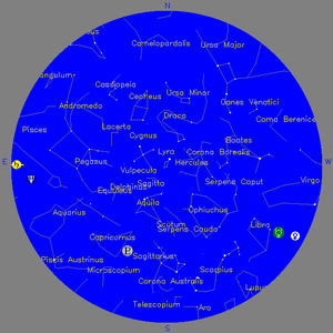 Sky Chart - click to enlarge
