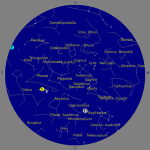 Sky Chart - click to enlarge