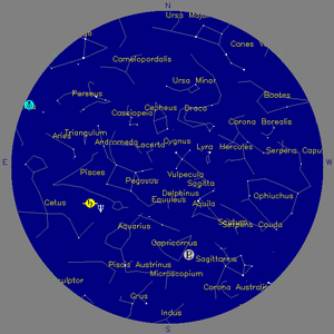 Sky Chart - click to enlarge