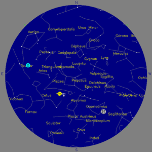 Sky Chart - click to enlarge