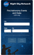 Night Sky Network Widget